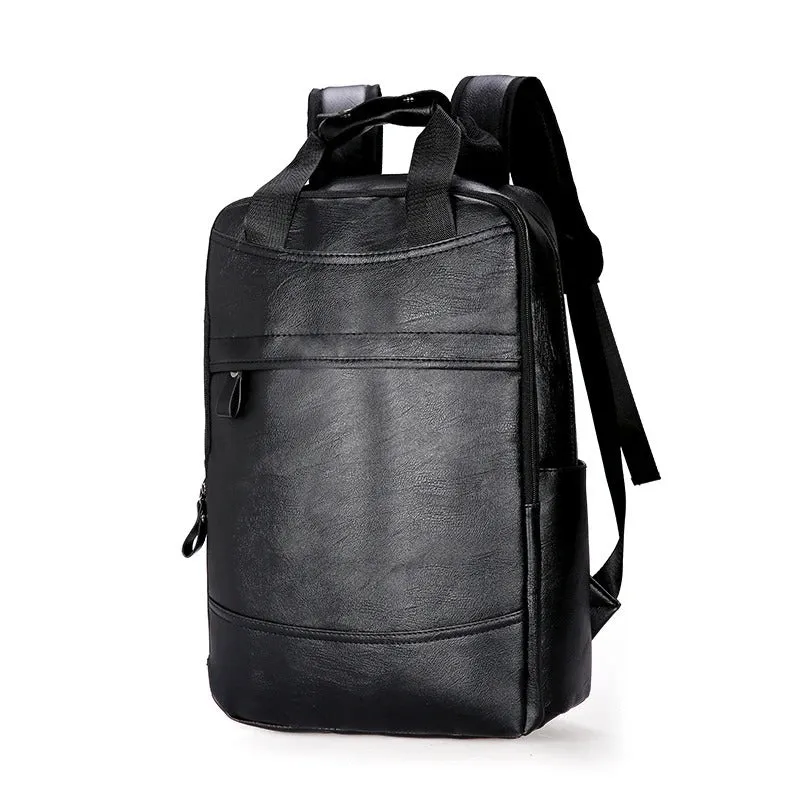 | Men's Leather Backpack for Office Laptop