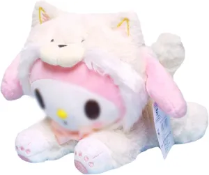 1 Pcs Cartoon Plush Stuffed Animal, Lovely Plush Dolls,8 Inch Anime Cute Soft Plush Figure Toy, Soothe Kids Girl Fans Toys Gift Bag Filler Birthday Gift for Kids (Pink)