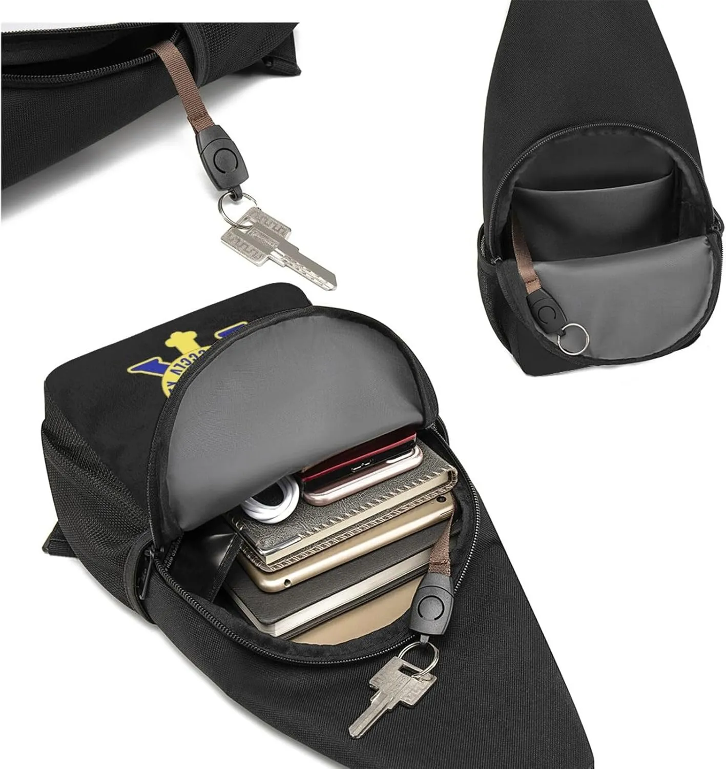 10th Infantry Regiment Unisex Chest Bag Lightweight Crossbody Shoulder Bag Travel Pocket
