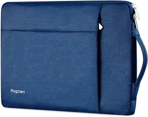 16 15.6 15.4 15 Inch Laptop Sleeve Shockproof Protective Case Compatible with MacBook Pro 16/15, Surface Laptop 15, Surface Book 15, Waterproof Computer Bag Dell HP Lenovo Acer Asus - Blue