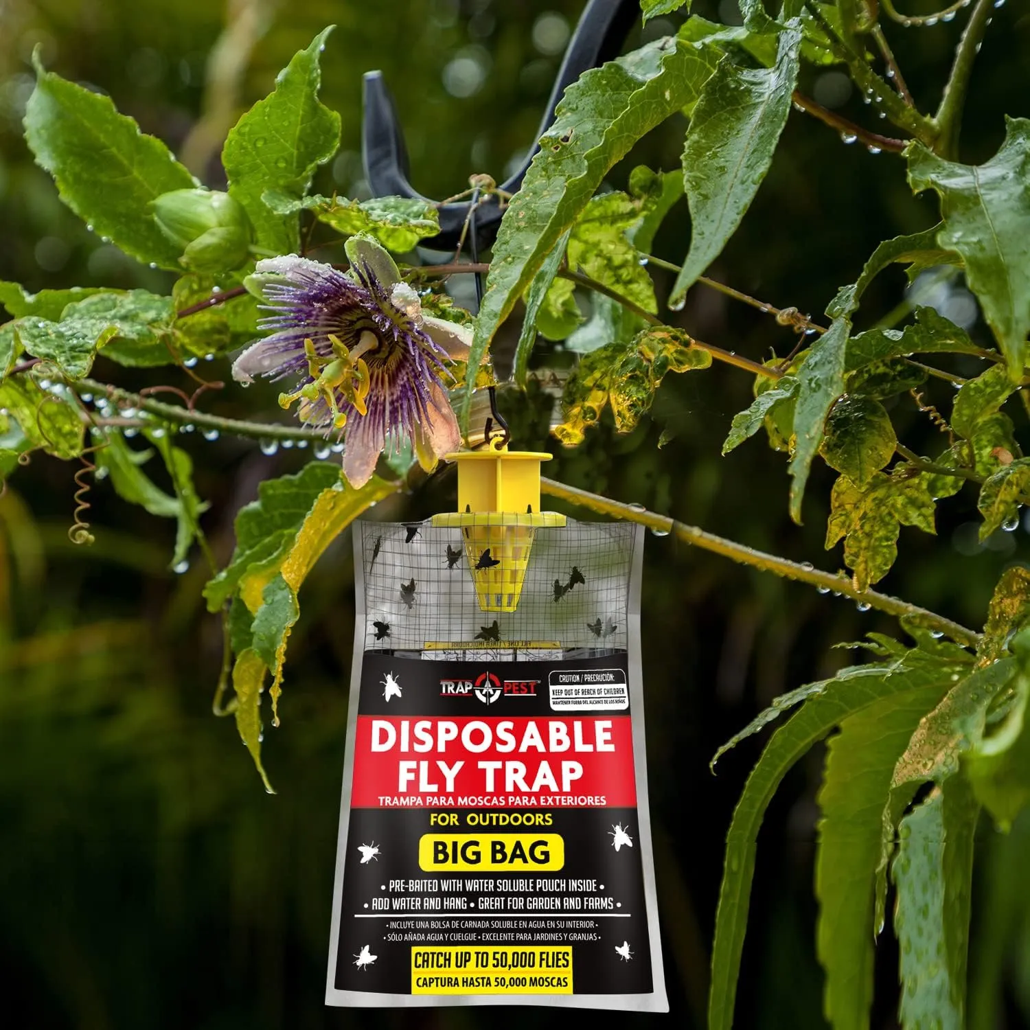 16 Pack Big Bag Fly Bag Trap - Fly Bags Outdoor Disposable Fly Trap Bag - Fly Trap Disposable Horse Fly Traps Outdoor - Fly Trap Bags Outdoor Net