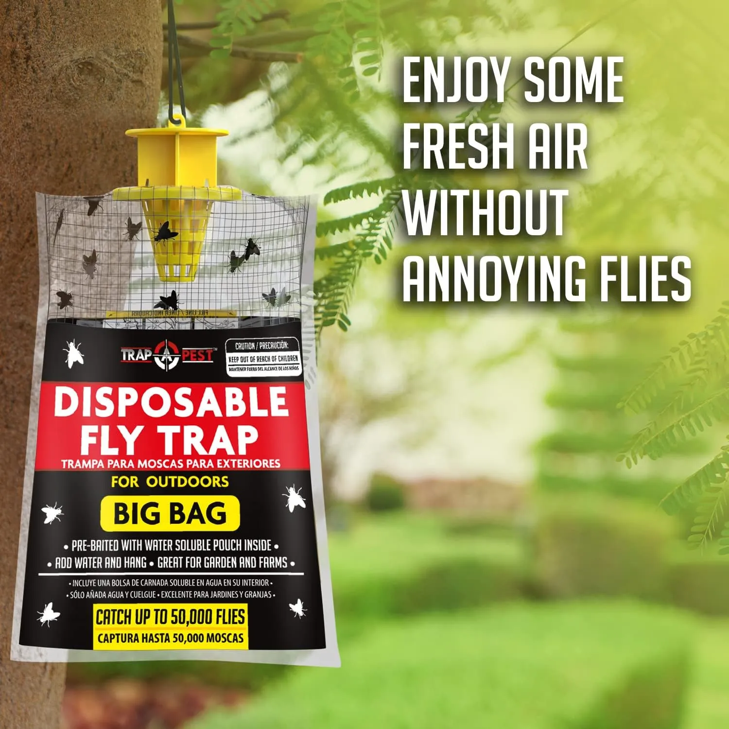 16 Pack Big Bag Fly Bag Trap - Fly Bags Outdoor Disposable Fly Trap Bag - Fly Trap Disposable Horse Fly Traps Outdoor - Fly Trap Bags Outdoor Net