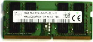 16GB DDR4 PC4-19200 2400MHz 260PIN SO DIMM 2RX8 MEMORY MADE BY HYNIX