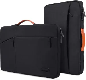 17.3 inch Laptop Case Briefcase Bag for HP Pavilion 17, HP Envy 17T, Dell Inspiron 17, Lenovo Ideapad L340 17.3, Acer Aspire 17, ASUS VivoBook 17 Laptop Sleeve, Black