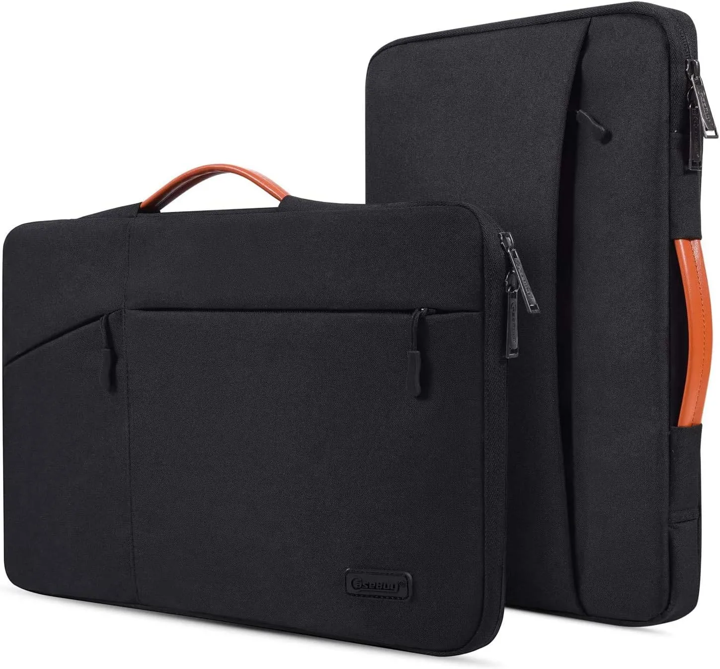 17.3 inch Laptop Case Briefcase Bag for HP Pavilion 17, HP Envy 17T, Dell Inspiron 17, Lenovo Ideapad L340 17.3, Acer Aspire 17, ASUS VivoBook 17 Laptop Sleeve, Black