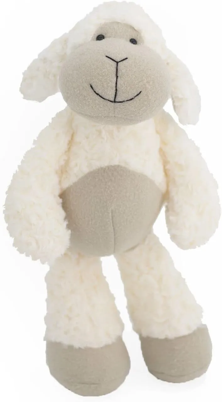 17" Cuddly White/Cream Huggable Sheep Stuffed Animals for Boys and Girls,Soft and Adorable Stuffed Lamb Plush Toys for Newborn Babies,Great Gifts on Birthday,Easter