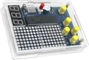 1set Game Console Kit for Electronic Soldering Practice Includes Parts and Battery Box for Learning and Family Fun
