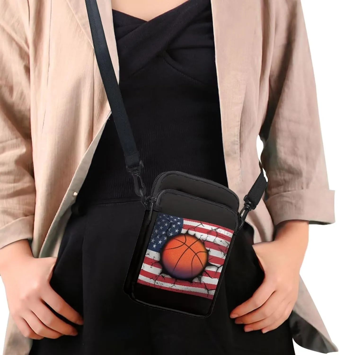 2 Layers Small Messenger Bag Cross Body Bags Handbags for Phone Passport Wallet