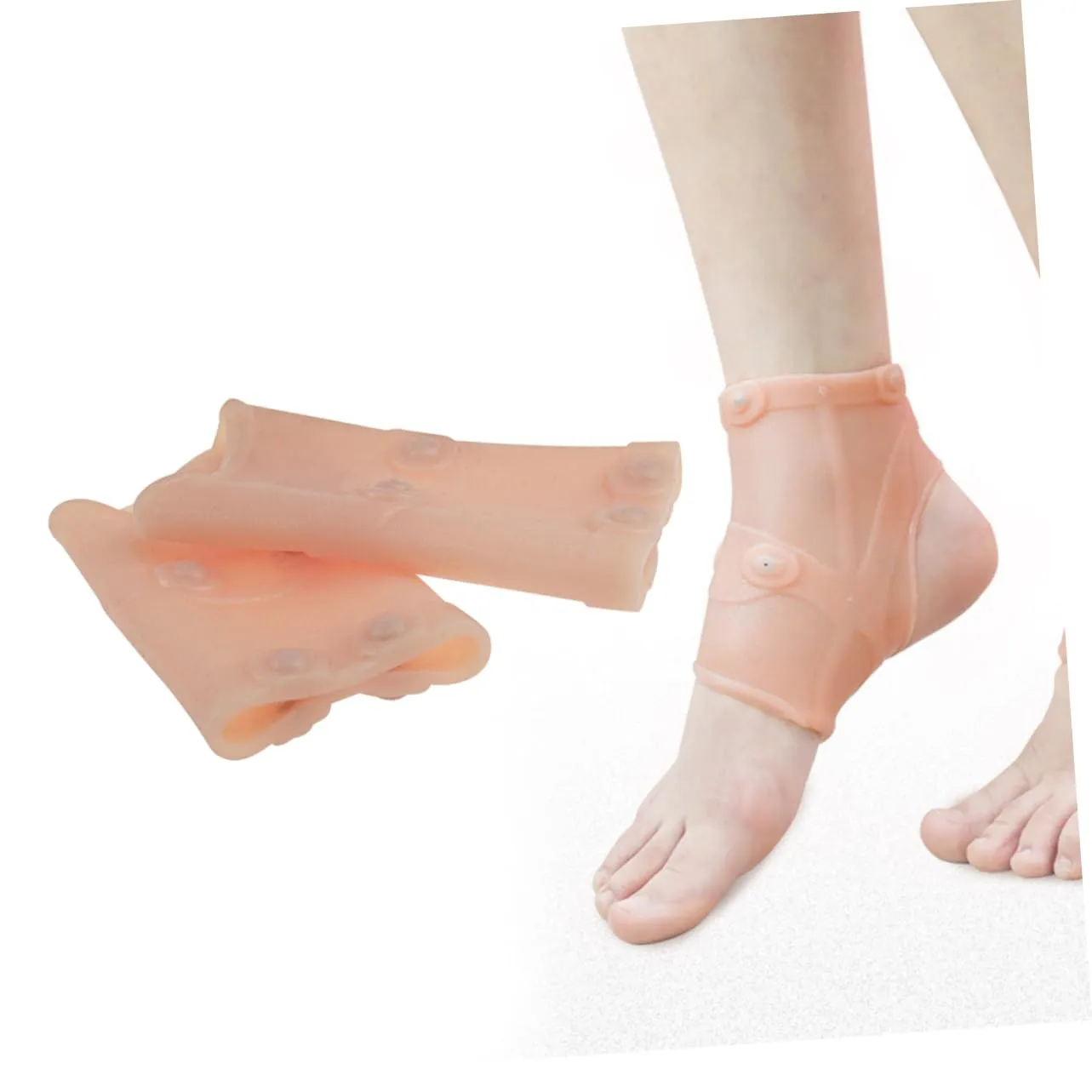 2sets Breathable Ankle Support for Men Sports Ankle Brace Magnets Wraps for Guards 2pcs*2