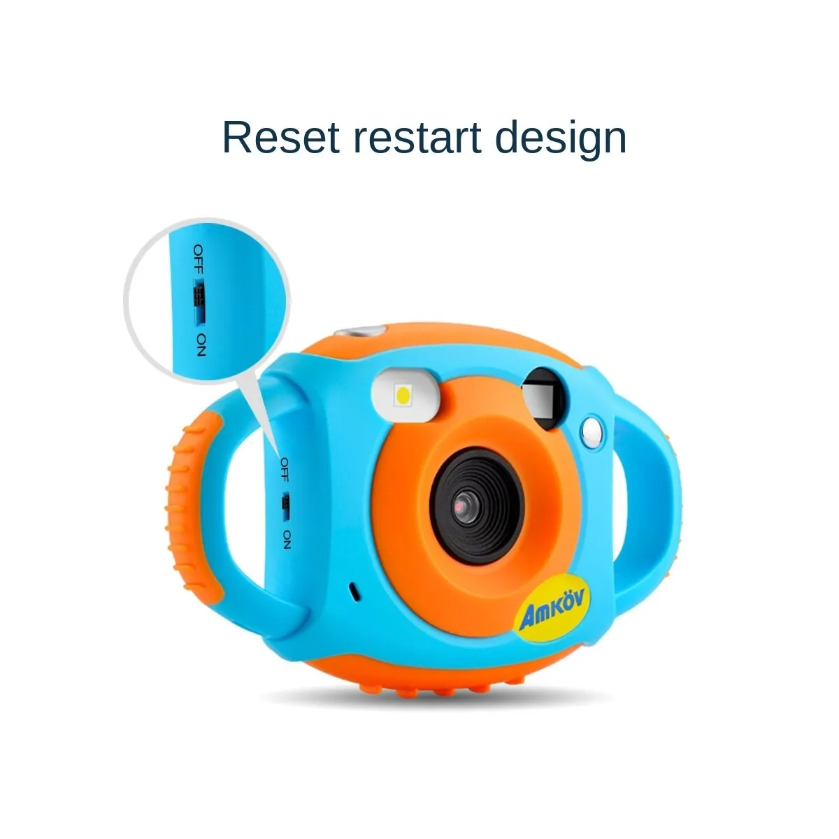 5 Million Pixels Children's Camera Strap Cartoon Silicone Case