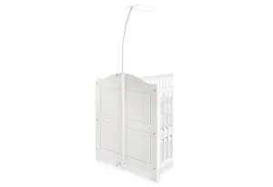 550001 - Canopy bar for Children's beds, White