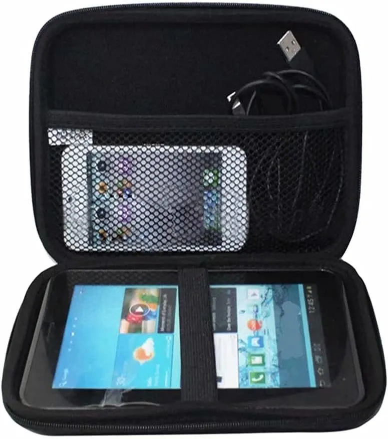 7 inch GPS Carrying Case Cover Hard Shell,Portable Sleeve Pouch Bag Compatible with Garmin Dezl Dezlcam Fleet 785 780 770 790 LMT-D 70 Tomtom Sat Magellan NAV Car GPS Navigation (7 inch)
