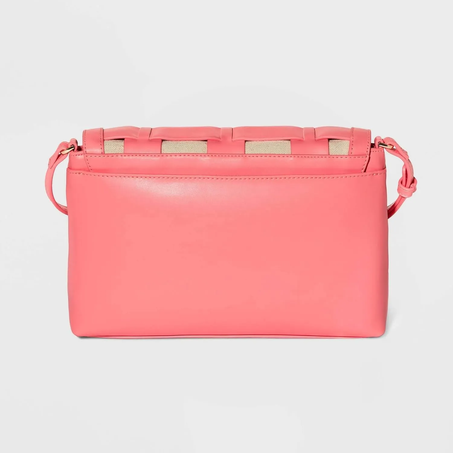 A New Day Basket Weave Woven Crossbody Bag -