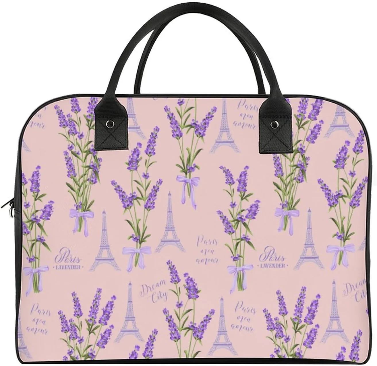 Adult Casual Nylon Colorful Floral Classic Handbag for Touring 13" X 19" X 8"