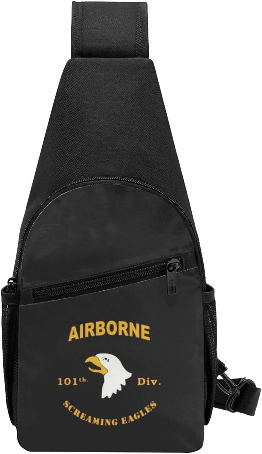 Airborne 101 Unisex Chest Bag Lightweight Crossbody Shoulder Bag Travel Pocket