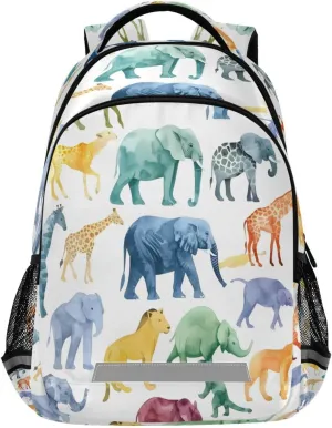 ALAZA African Animals02 Backpacks Travel Laptop Daypack School Book Bag for Men Women Teens Kids318