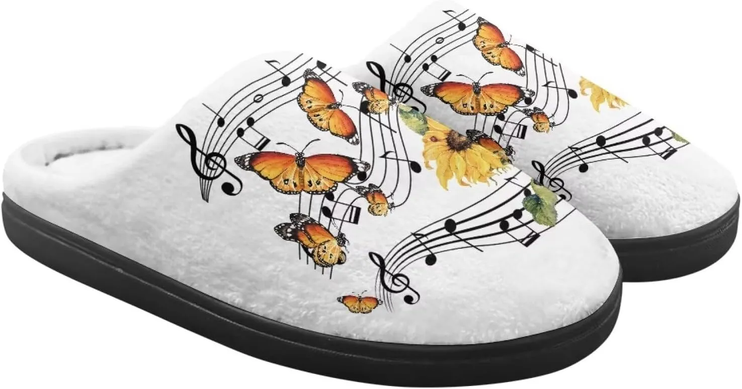 Animals Slip On Plush Slippers for Little Kids Boys Girls Lightweight Fuzzy Warm Winter Slippers Soft Flannel Indoor Outdoor Washable House Shoes Size 9-15