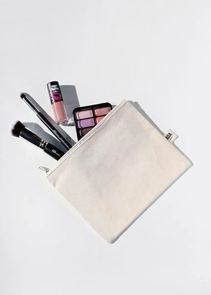 AOA Canvas Pouch - I Wake Up For Makeup