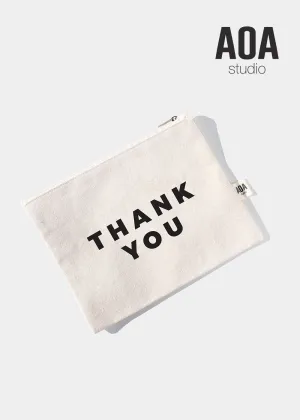 AOA Canvas Pouch - Thank You