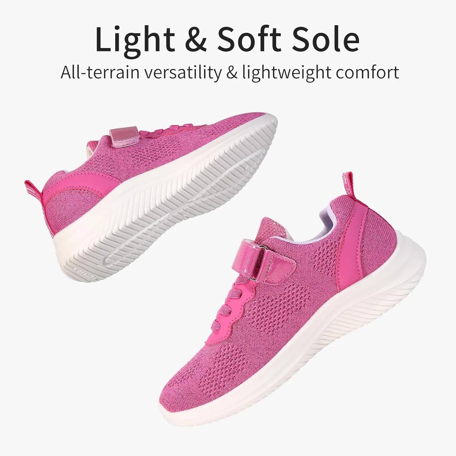 Apawwa Boys Girls Sneakers Lightweight Sneaker for boy Kids Breathable Tennis Shoes for Toddler/Little Kids/Big Kids