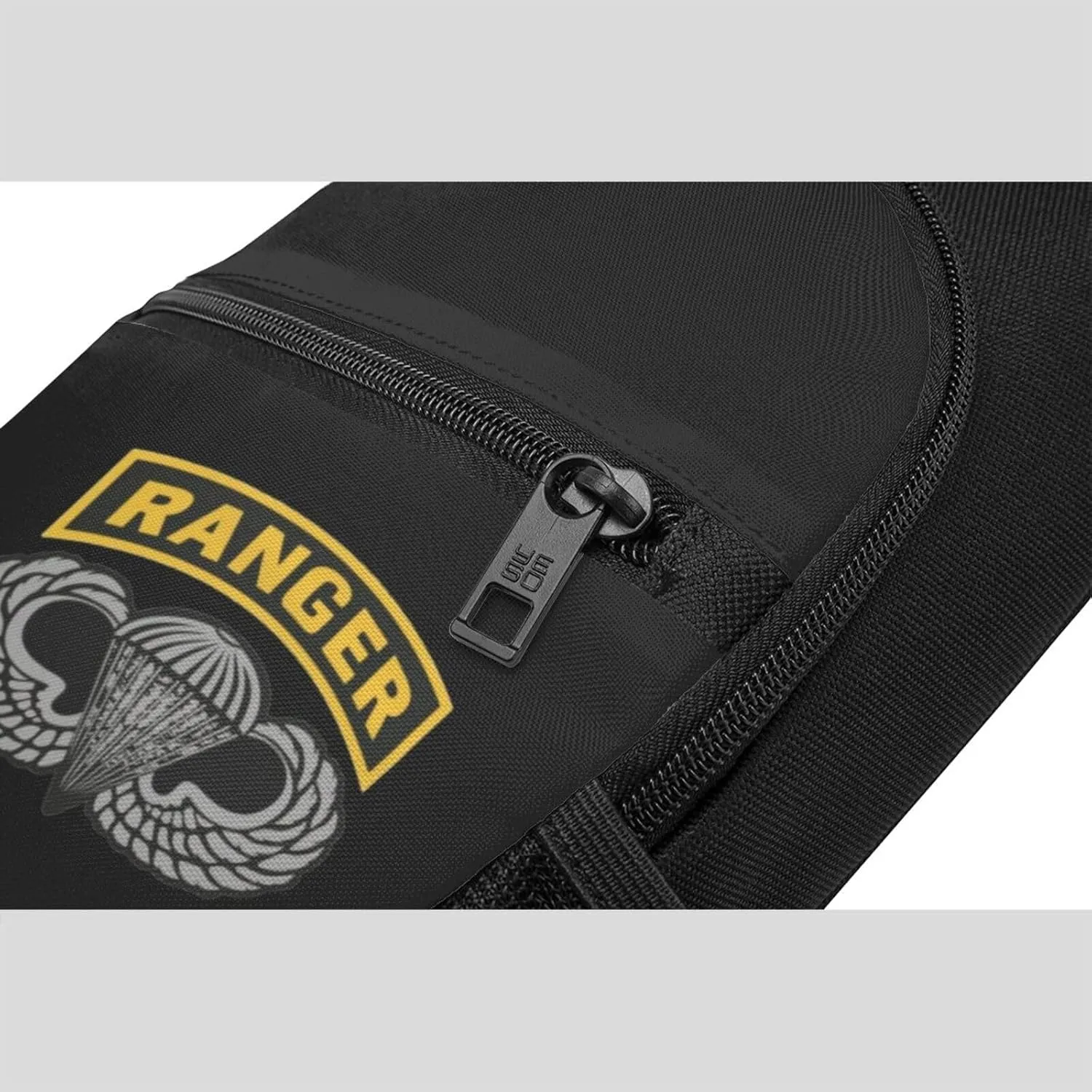 Army Ranger Tab With Airborne Wings Unisex Chest Bag Lightweight Crossbody Shoulder Bag Travel Pocket