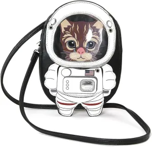 Astronaut Cat Shoulder Crossbody Bag