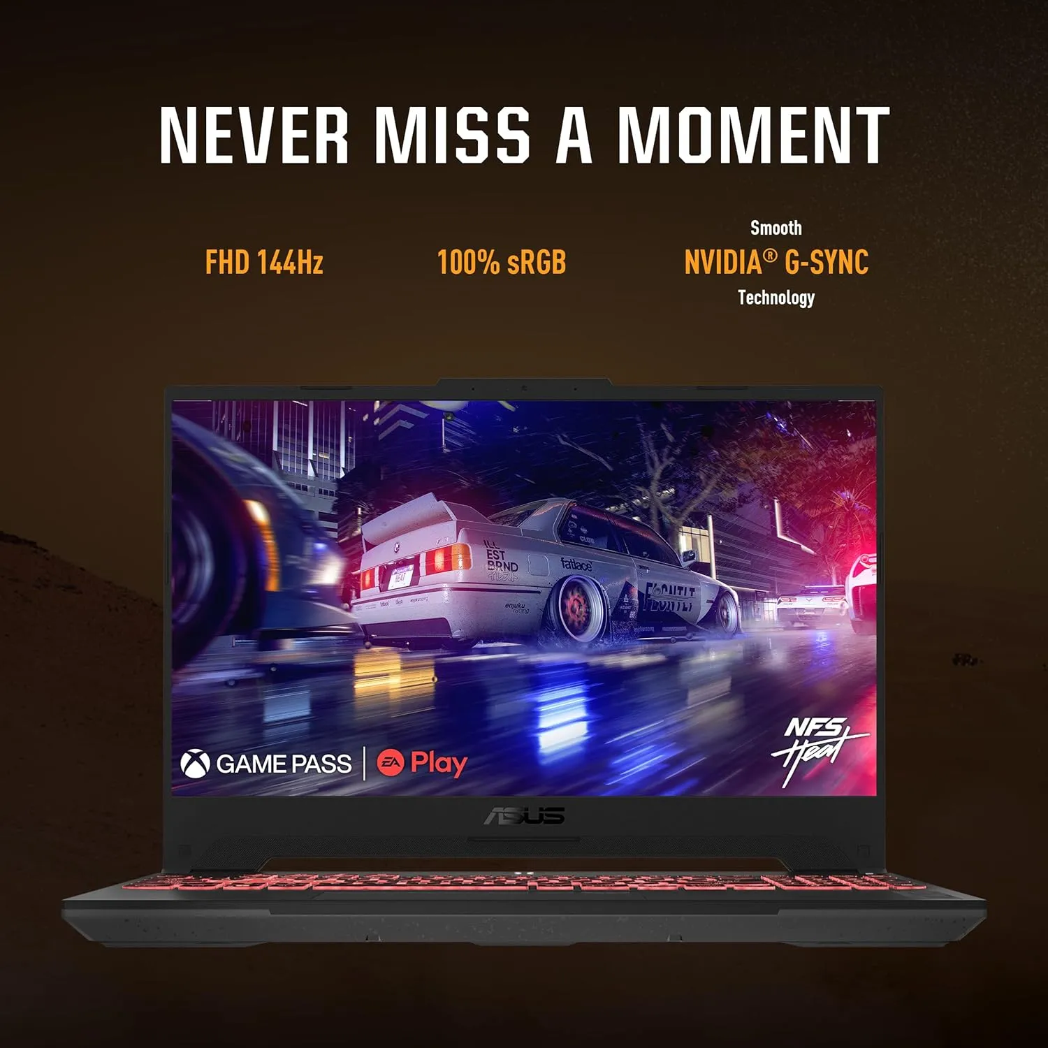 ASUS TUF Gaming A15 Gaming Laptop, 15.6” FHD 144Hz, 100% sRGB Display, GeForce RTX 4050, AMD Ryzen 7 7435HS, 16GB DDR5, 512GB PCIe SSD, Wi-Fi 6, Windows 11, FA507NUR-AS73