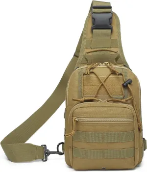 ATBP Small Tactical Sling Backpack Bag for Men Military Shoulder Bag Pack EDC Crossbody Bag for Hiking 7 Liters