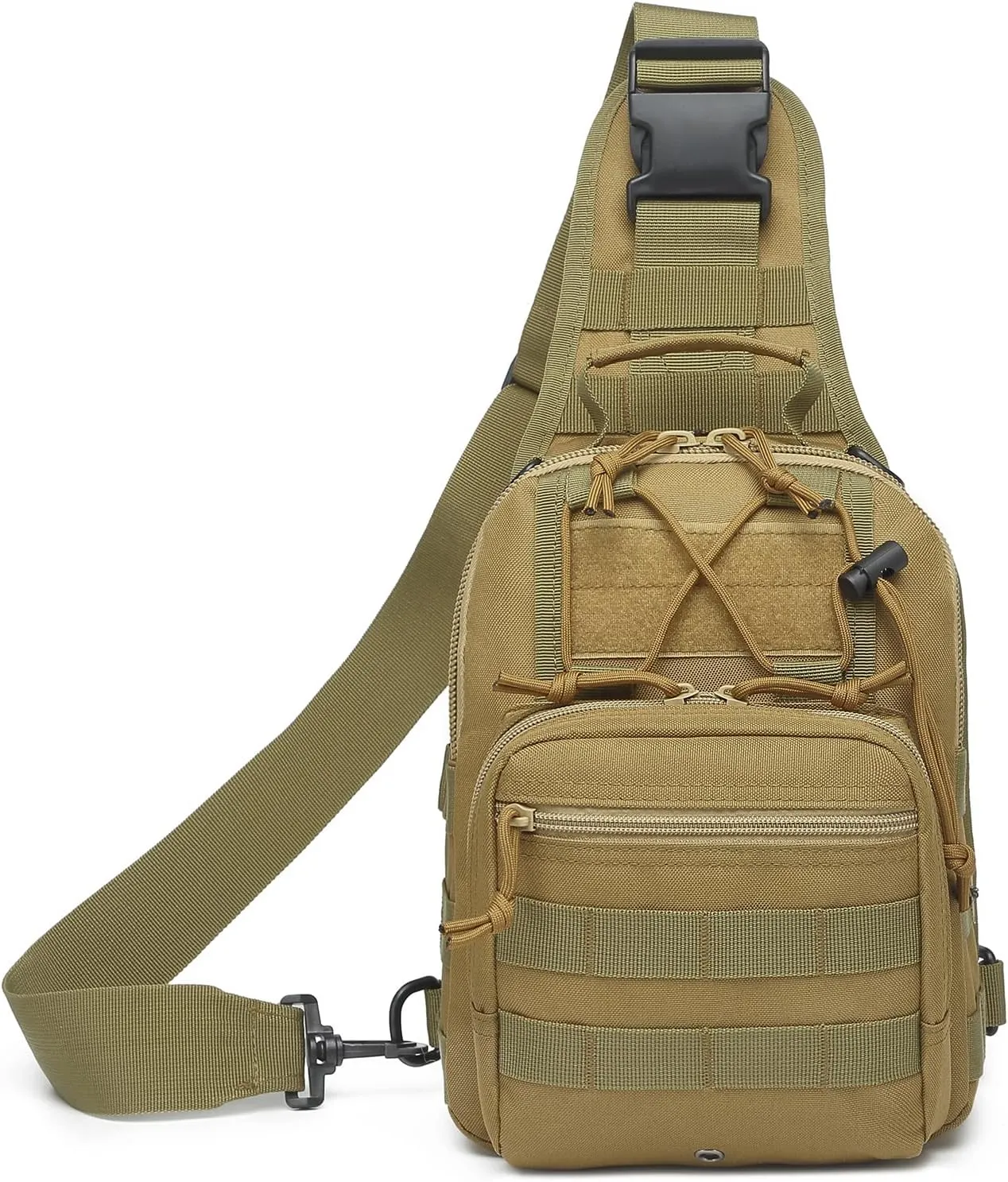 ATBP Small Tactical Sling Backpack Bag for Men Military Shoulder Bag Pack EDC Crossbody Bag for Hiking 7 Liters