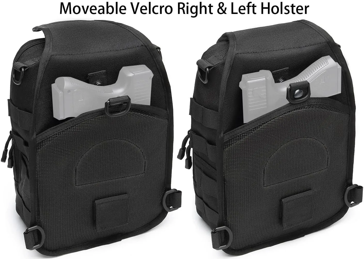 ATBP Tactical Sling Backpack With Holster Military Crossbody Bag for Men Single Shoulder Back Pack 10L