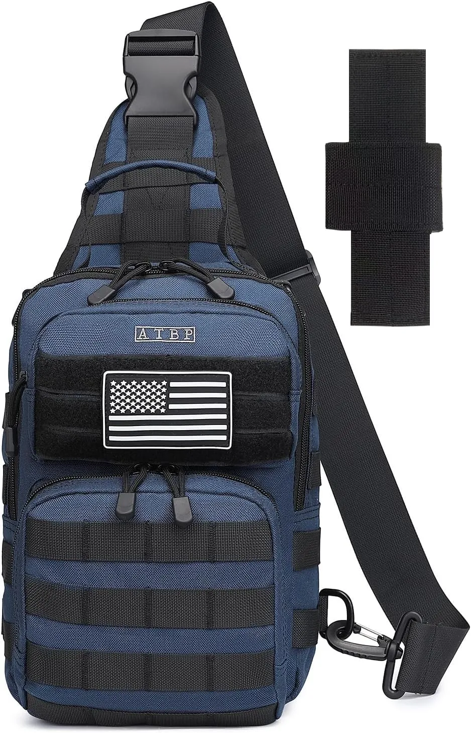 ATBP Tactical Sling Backpack With Holster Military Crossbody Bag for Men Single Shoulder Back Pack 10L