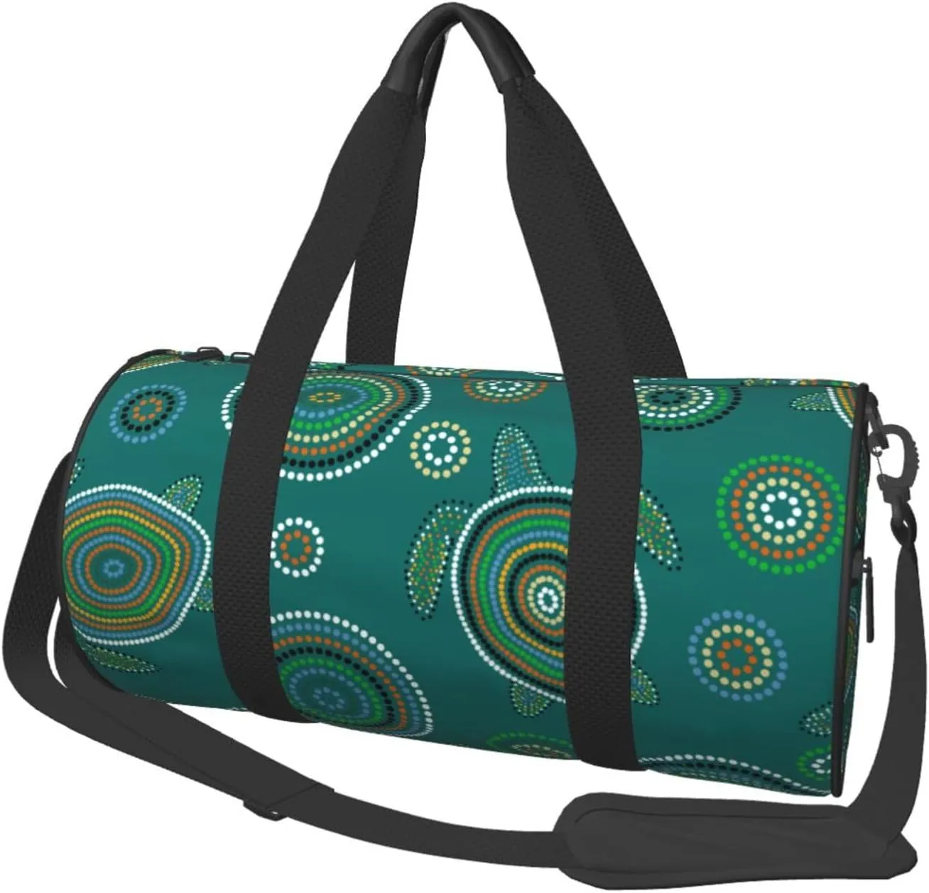 Australian Turtle Spot Large Duffle Bag Lightweight Travel Bag Foldable Weekender Overnight Bag For Men And Women