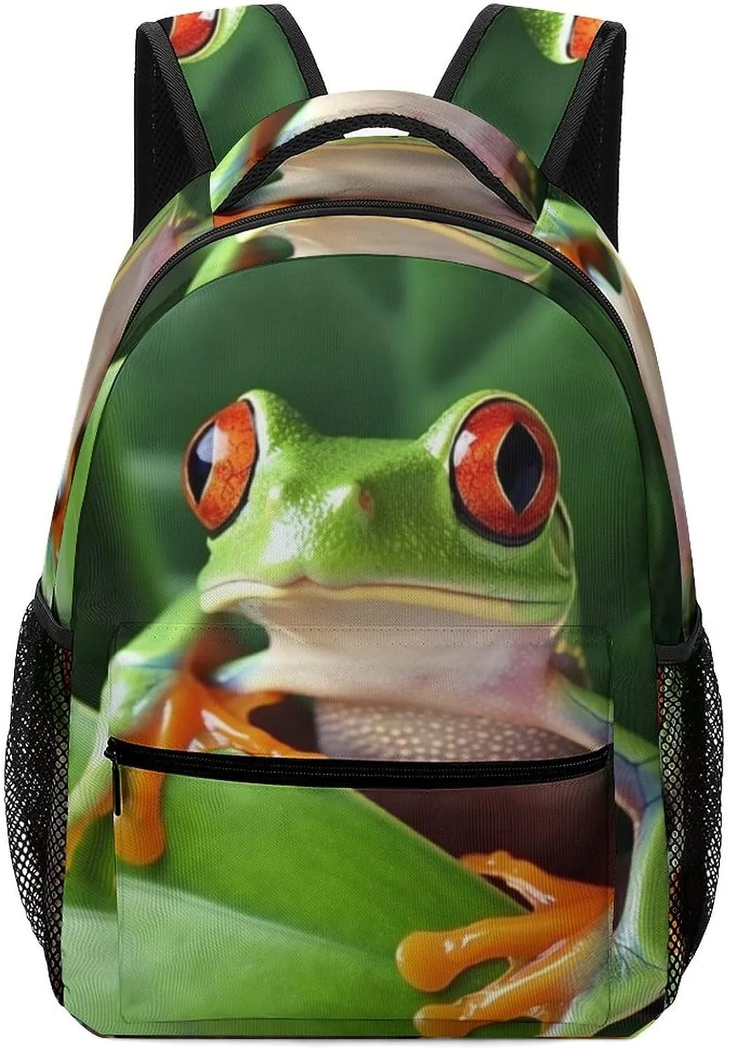 Backpack for Women Men Travel Cute Frog Daypack Lightweight Laptop Bag Carry On Backpacks for Work