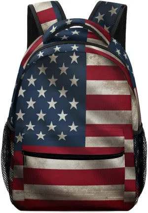 Backpacks American Flag Travel Bag Laptop Backpack Casual Daypack for Weekender Business Hiking