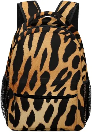 Backpacks Leopard Texture Travel Bag Laptop Backpack Casual Daypack for Weekender Business Hiking