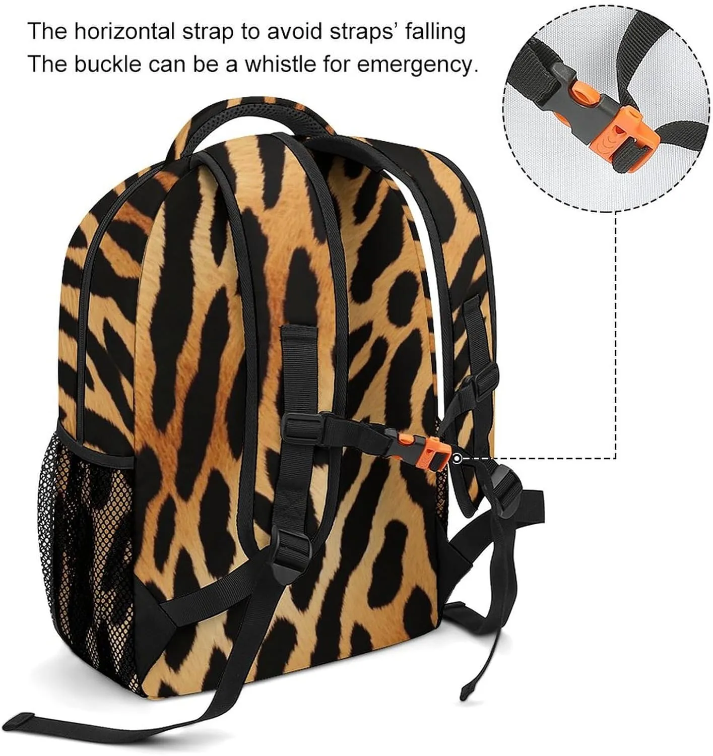 Backpacks Leopard Texture Travel Bag Laptop Backpack Casual Daypack for Weekender Business Hiking