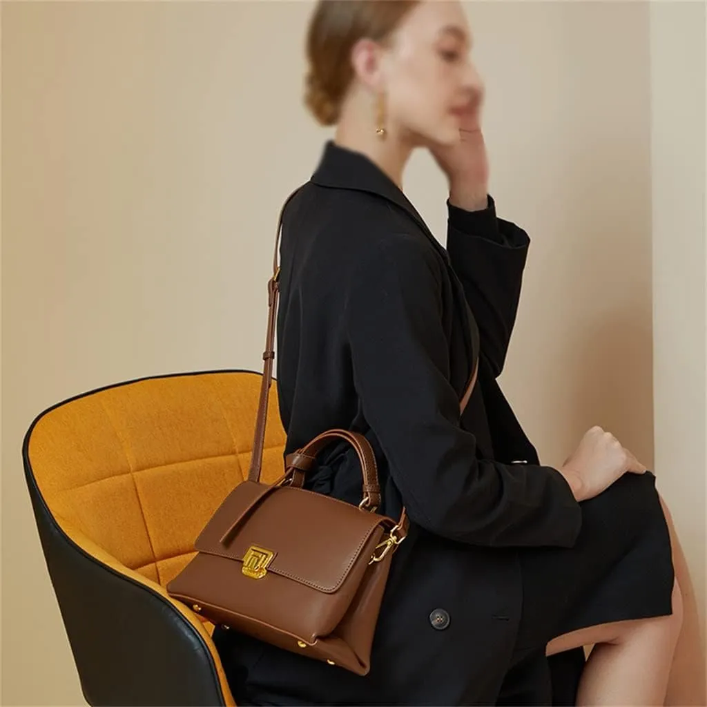 Bag Autumn and Winter Leather Women's Bag Single Shoulder Crossbody Bag Everything Large Capacity Handbag