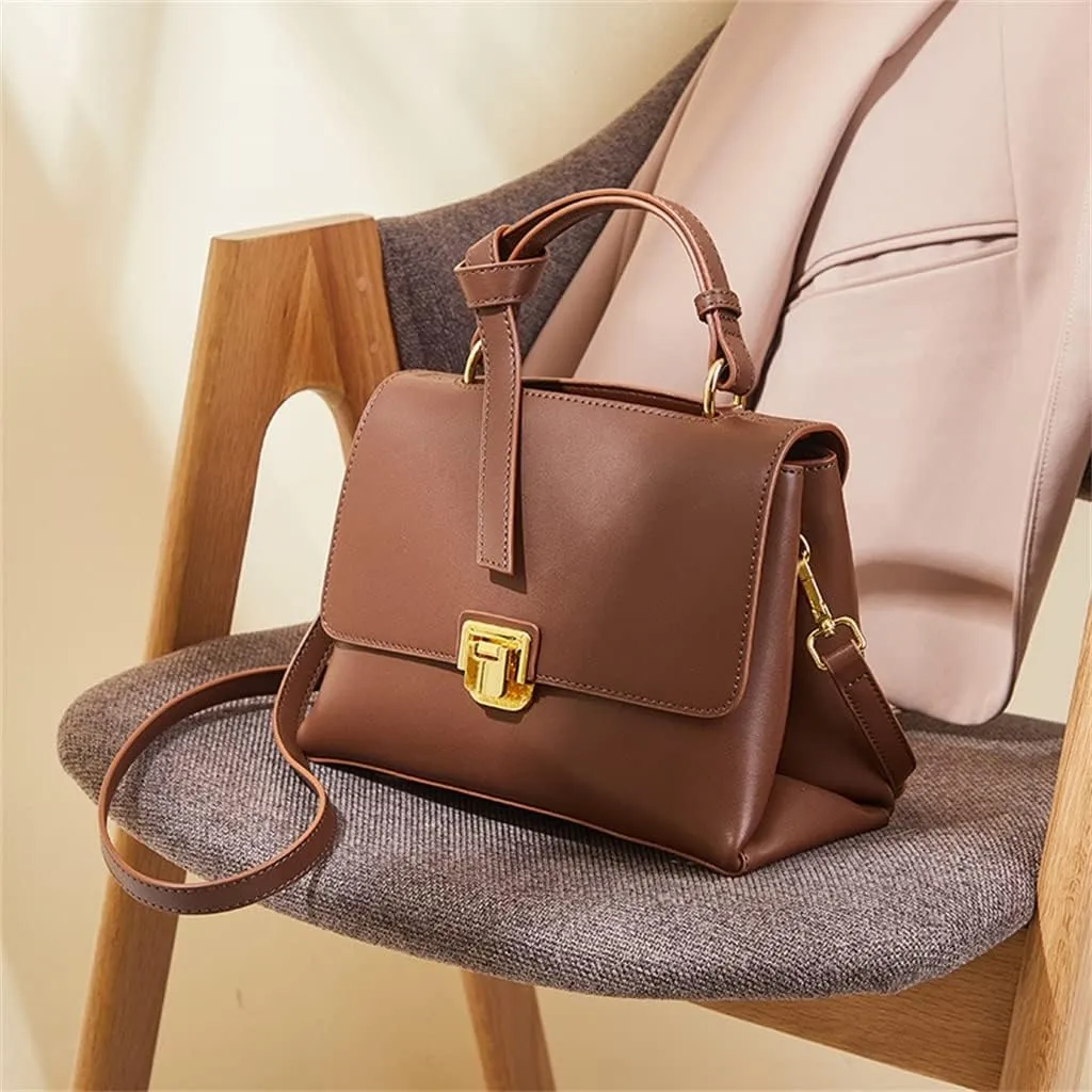 Bag Autumn and Winter Leather Women's Bag Single Shoulder Crossbody Bag Everything Large Capacity Handbag