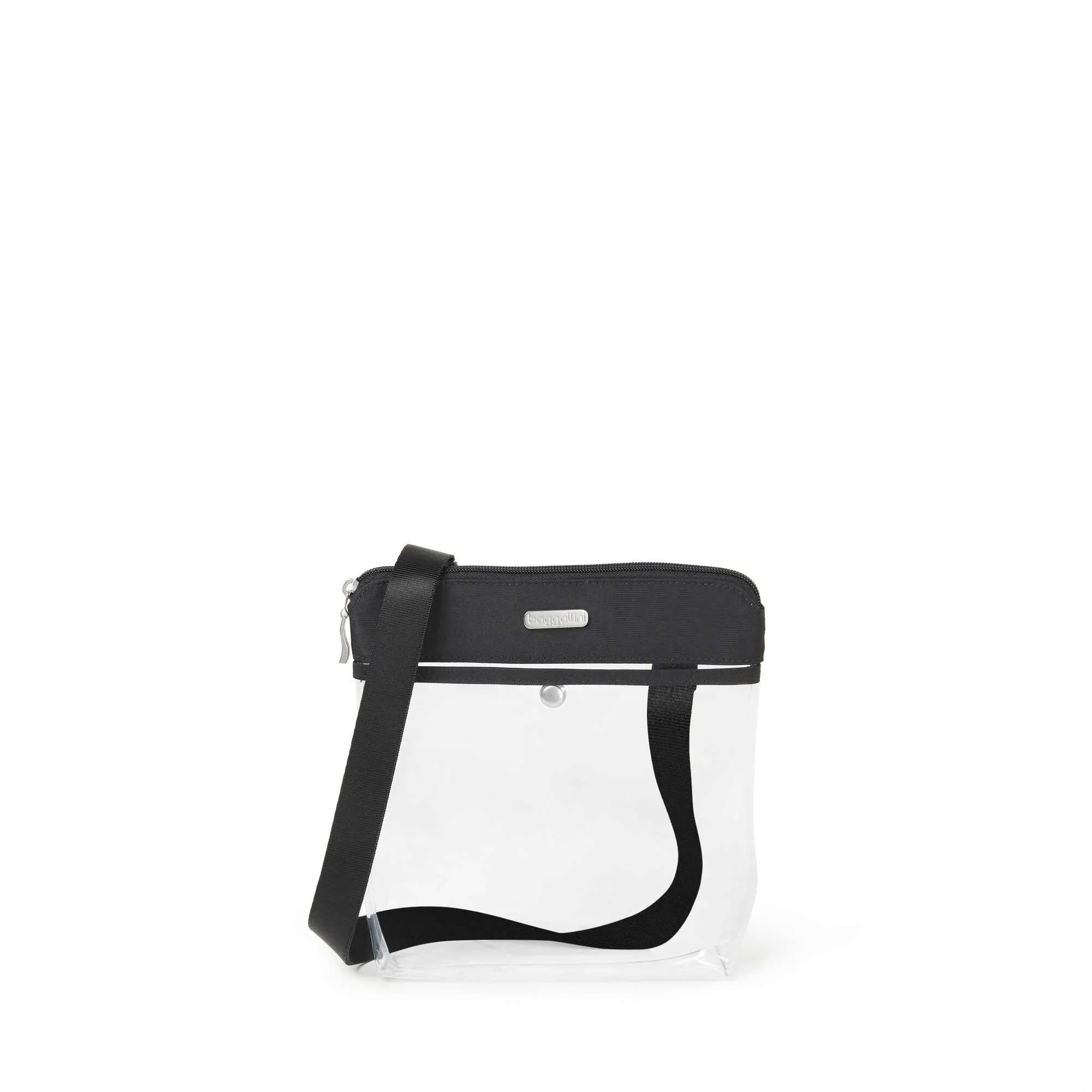 Baggallini Stadium Clear Pocket Crossbody Bag