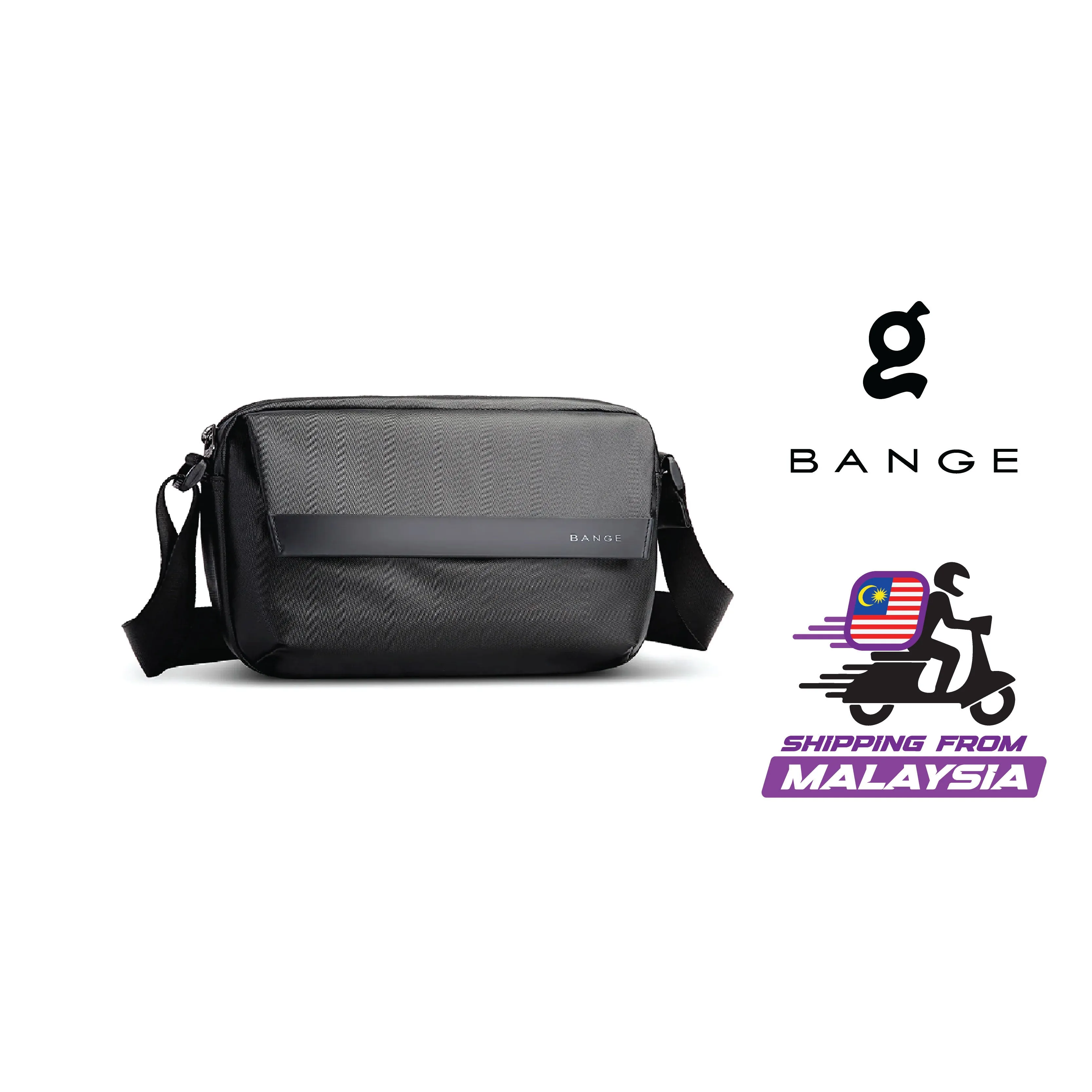Bange Ranger Men Anti-theft Lock Sling Bag Fashion Chest Pack Waterproof Crossbody Bag