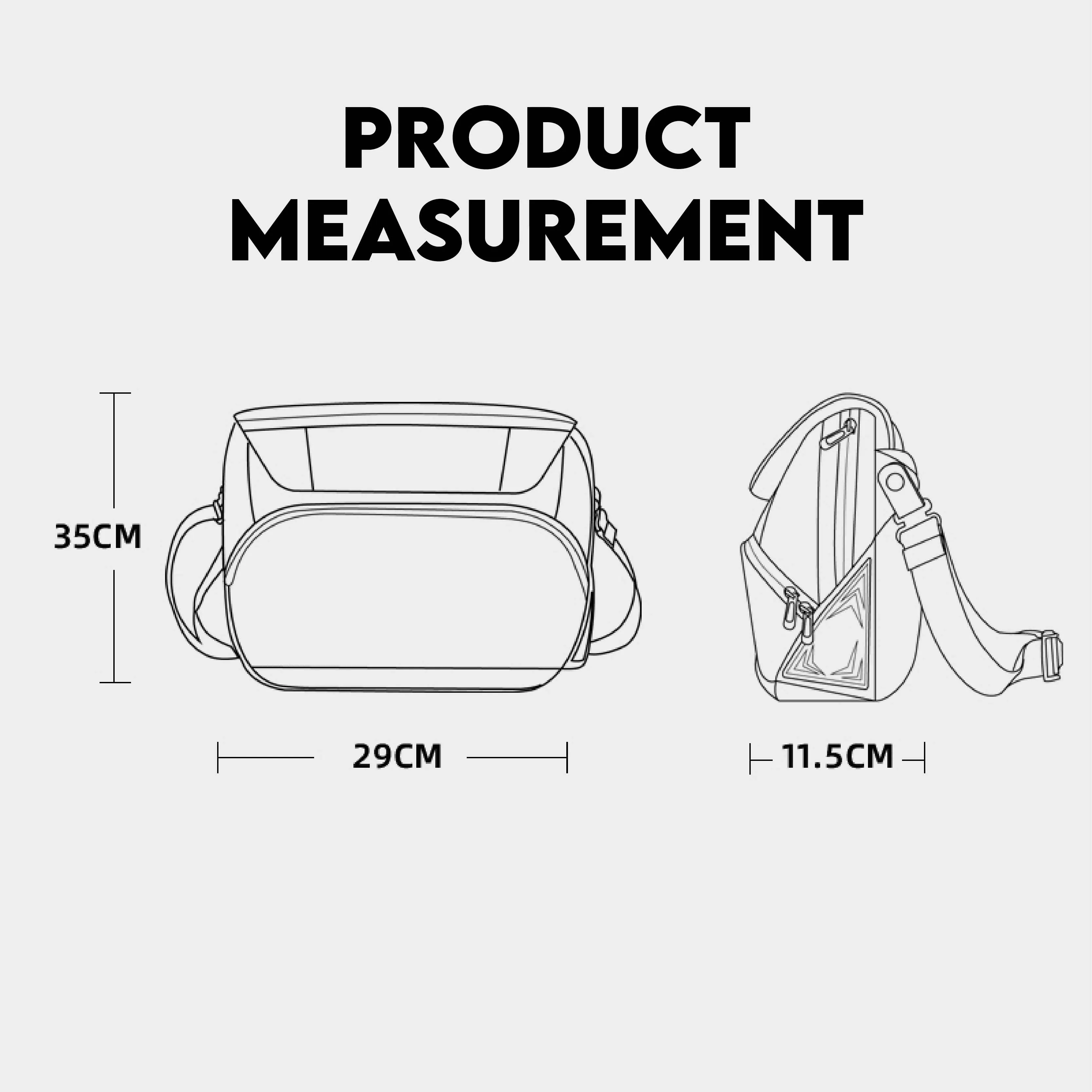 Bange Toad Sling Bag Men Crossbody bag Shoulder Bag Anti-Theft Fashion Chest Pack Water-Resistant Beg Lelaki