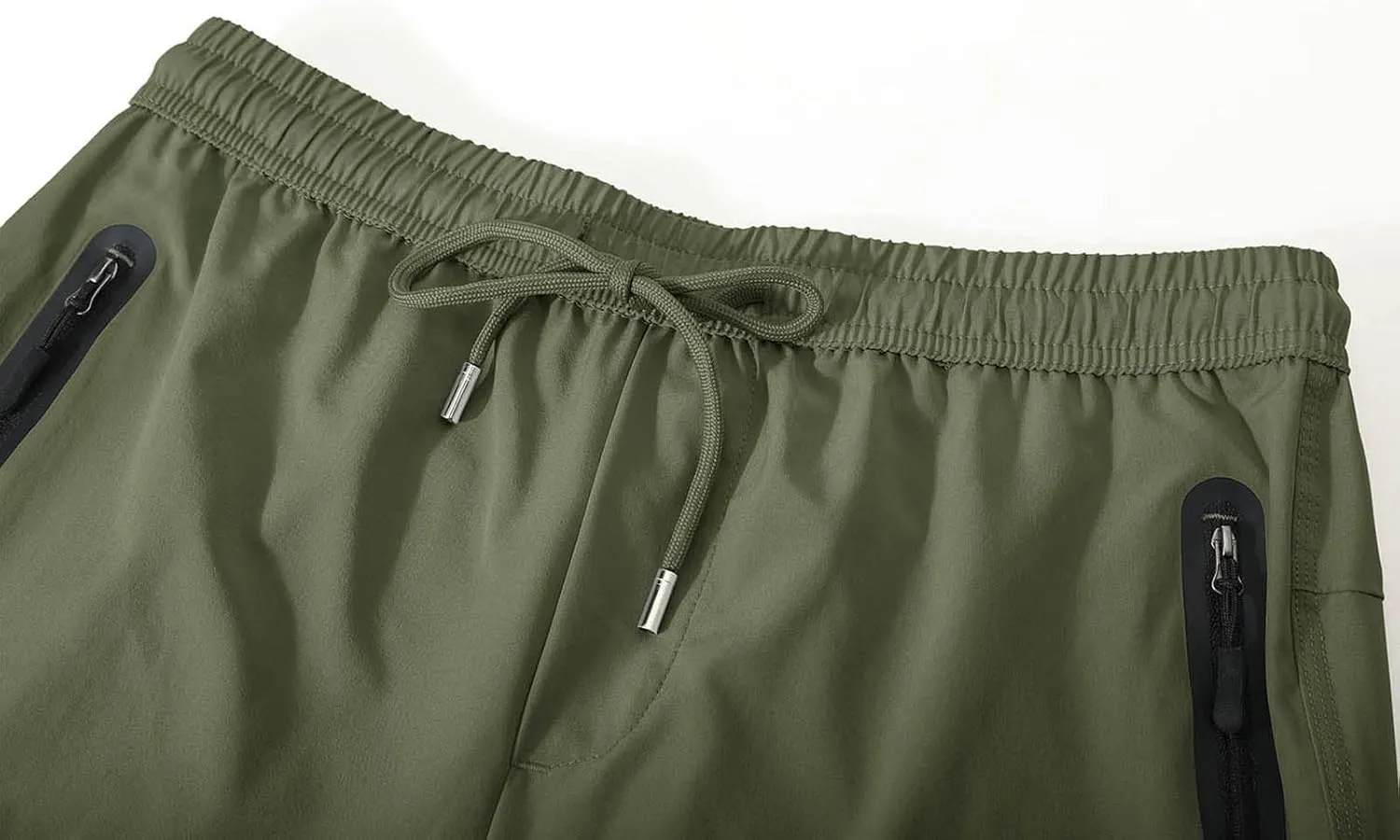 BASUDAM Men's Athletic Pants Thin Lightweight Quick Dry Zipper Pockets Outdoor Sports Pants for Running Jogging Hiking