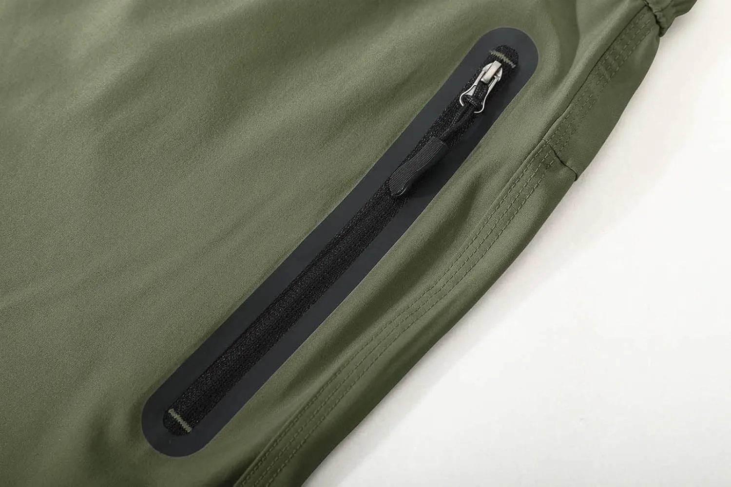 BASUDAM Men's Athletic Pants Thin Lightweight Quick Dry Zipper Pockets Outdoor Sports Pants for Running Jogging Hiking