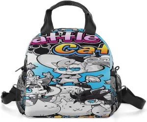 Battle-Cats Lunch Shoulder Bag Lightweight Insulated Heat Preservation Children's Lunch Bag Bento Box One Size