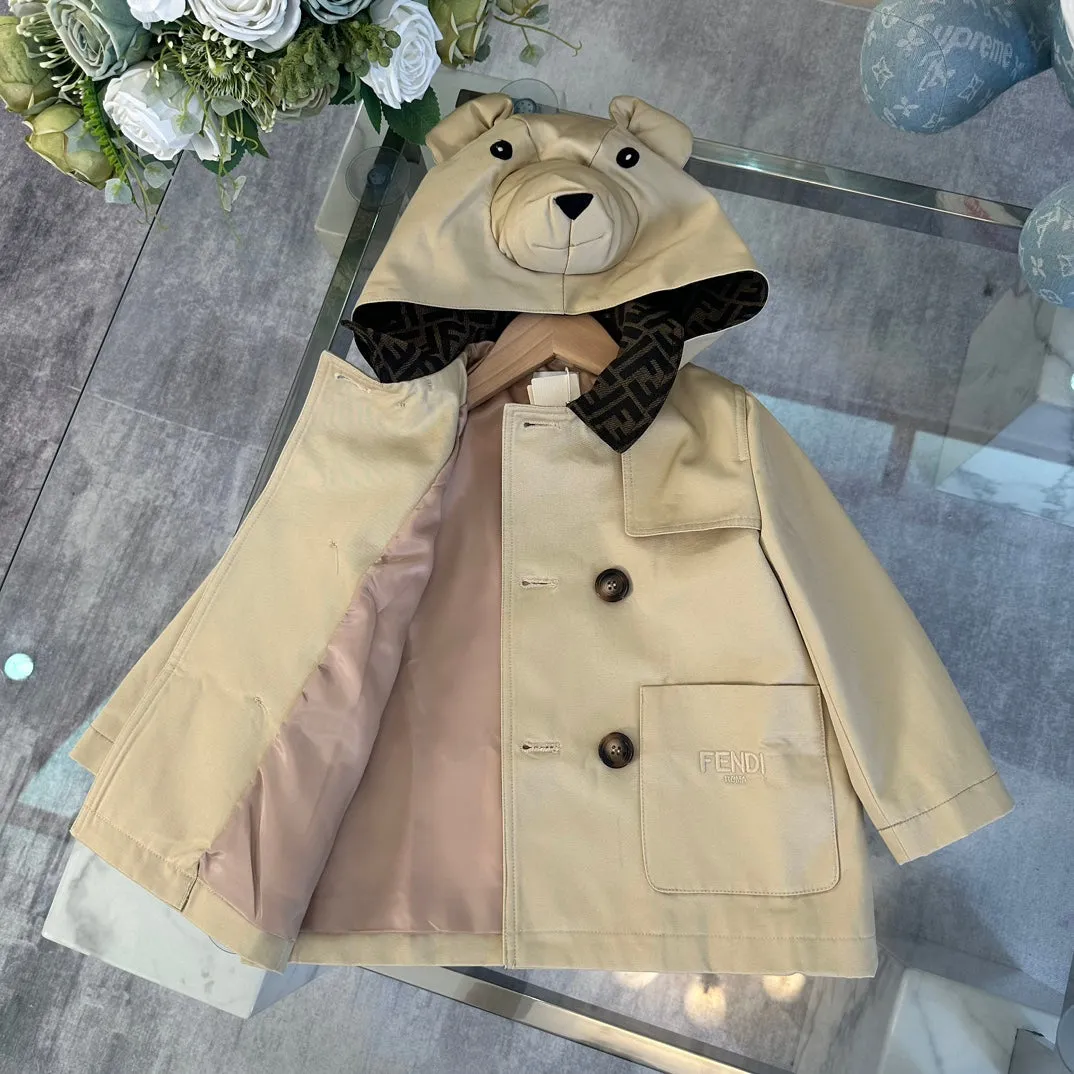 Bear Cartoon Windbreaker
