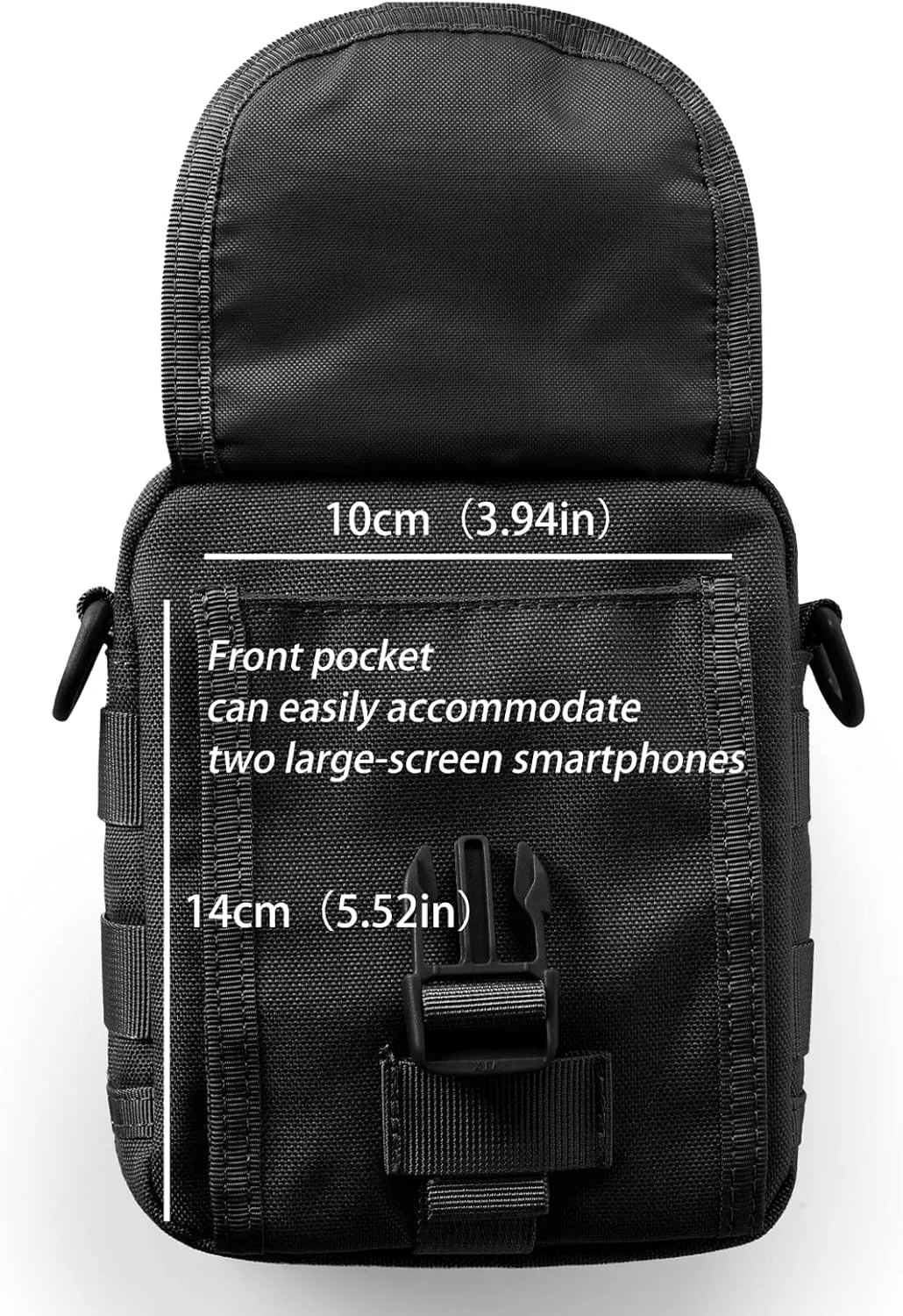 Binocular & Rangefinder Case,Life Waterproof, Inside The Foam Cushion Shockproof, Suitable for Hunting Hiking Travel to Carry（Binoculars Below 42mm for General Use）