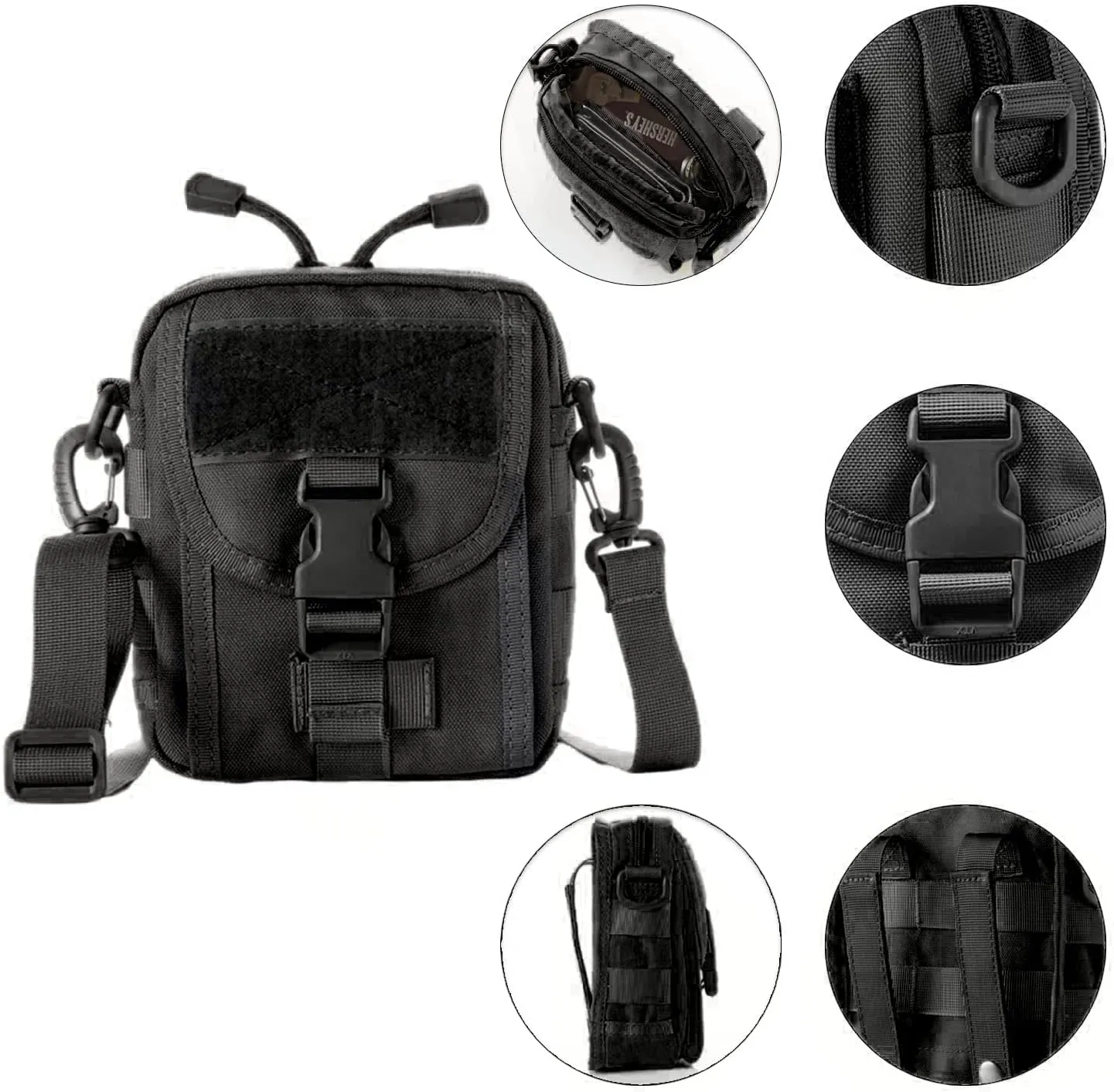 Binocular & Rangefinder Case,Life Waterproof, Inside The Foam Cushion Shockproof, Suitable for Hunting Hiking Travel to Carry（Binoculars Below 42mm for General Use）