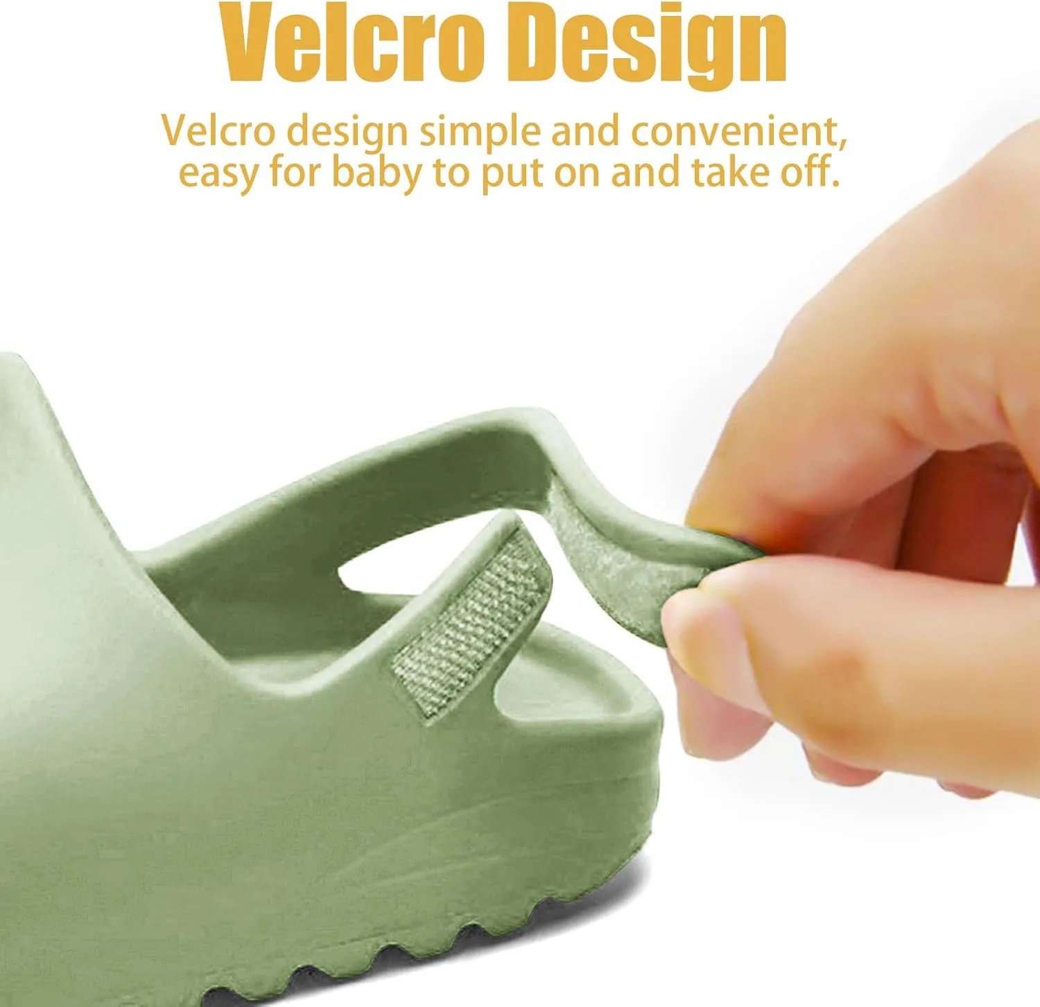 bolukets Toddler Little Kids Slides Sandals, Summer Slip On Lightweight Slippers for Boys and Girls, Beach Pool Anti-Slip Water Shoes Indoor Outdoor Sandals