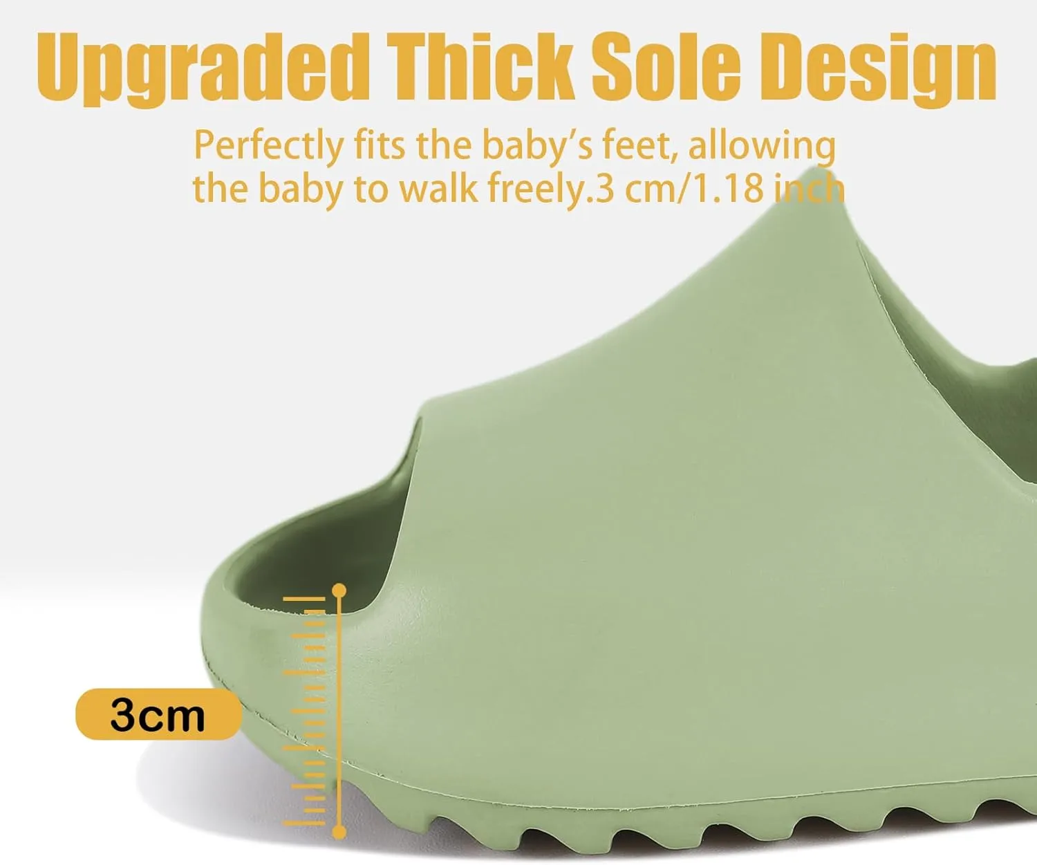 bolukets Toddler Little Kids Slides Sandals, Summer Slip On Lightweight Slippers for Boys and Girls, Beach Pool Anti-Slip Water Shoes Indoor Outdoor Sandals