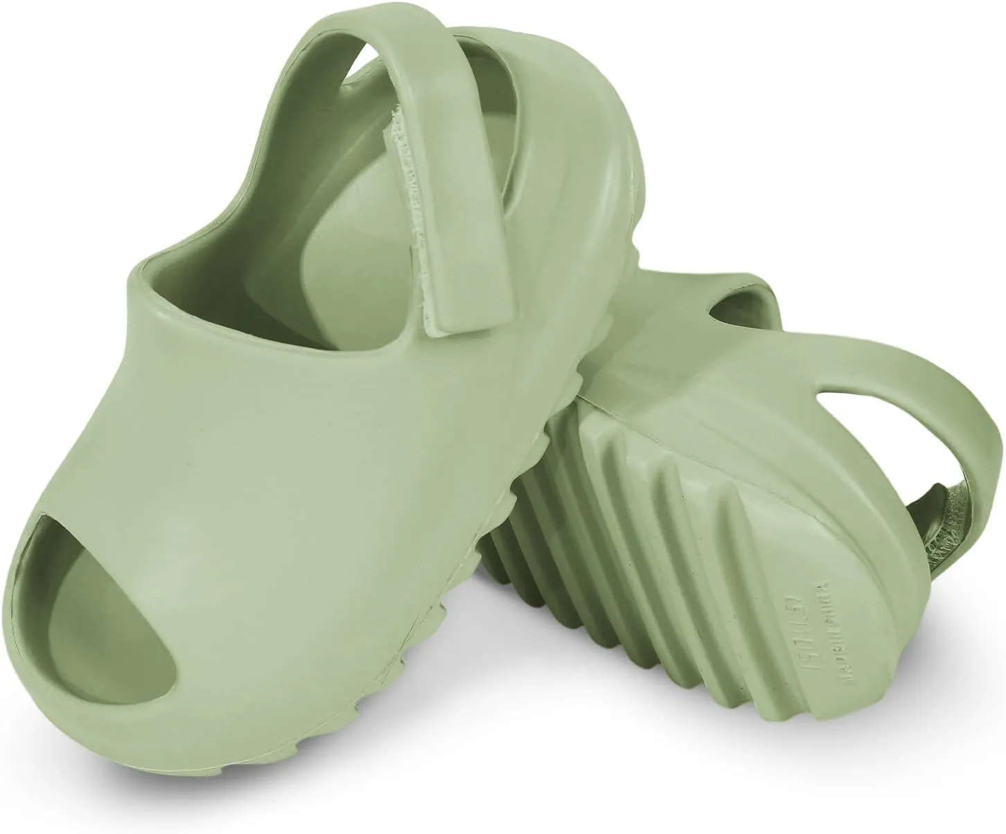 bolukets Toddler Little Kids Slides Sandals, Summer Slip On Lightweight Slippers for Boys and Girls, Beach Pool Anti-Slip Water Shoes Indoor Outdoor Sandals